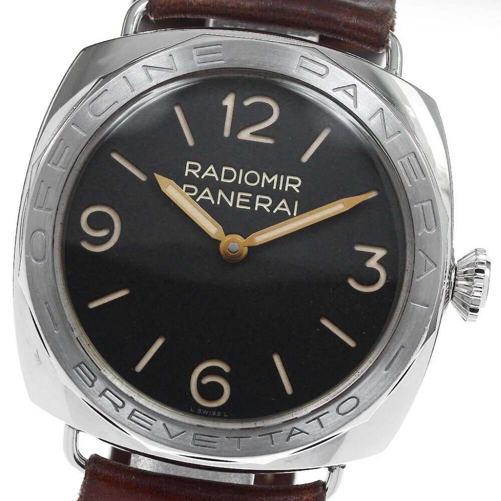 PANERAI Radiomir 3Days Acciaio black Dial Hand Winding Men's